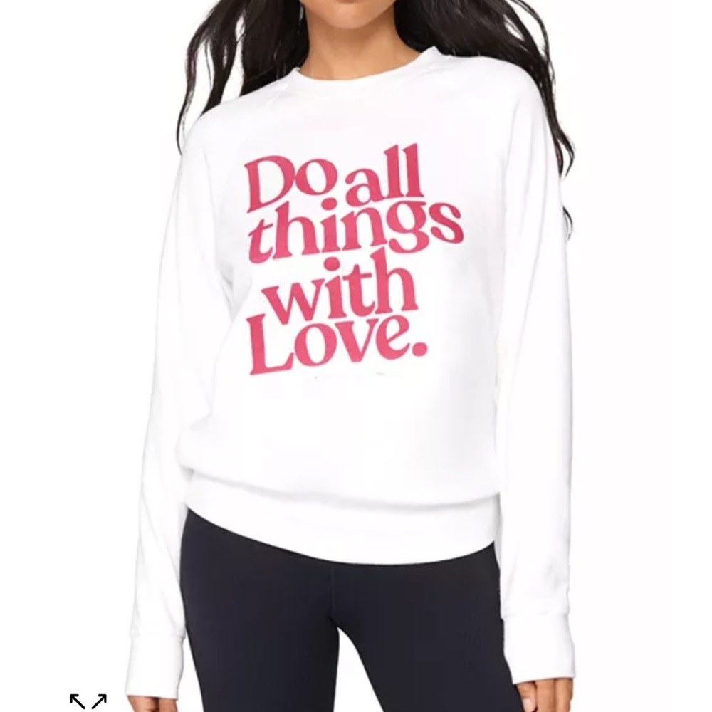 Spiritual gangster do all things with love sweatshirt xs